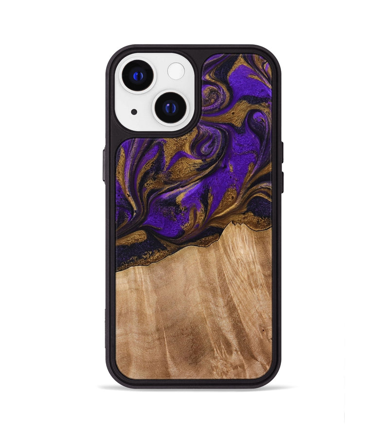 iPhone 13 Wood Phone Case - Kaley (Purple, 773360)