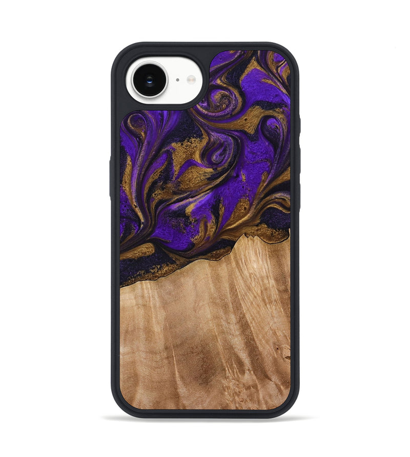 iPhone 16e Wood Phone Case - Kaley (Purple, 773360)