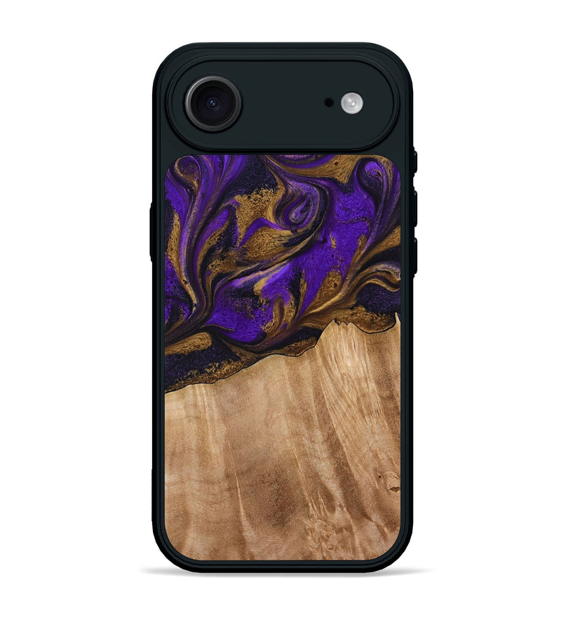 iPhone 17 Air Wood Phone Case - Kaley (Purple, 773360)