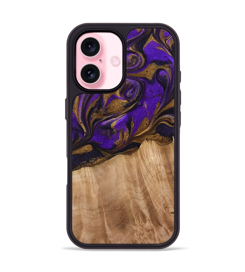 iPhone 17 Wood Phone Case - Kaley (Purple, 773360)