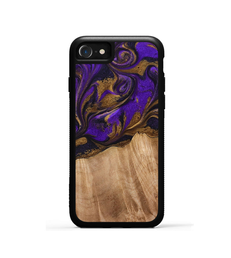 iPhone SE Wood Phone Case - Kaley (Purple, 773360)