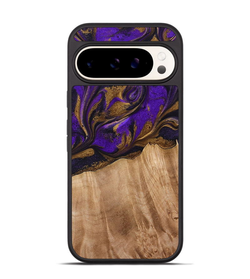 Pixel 9 Pro Wood Phone Case - Kaley (Purple, 773360)