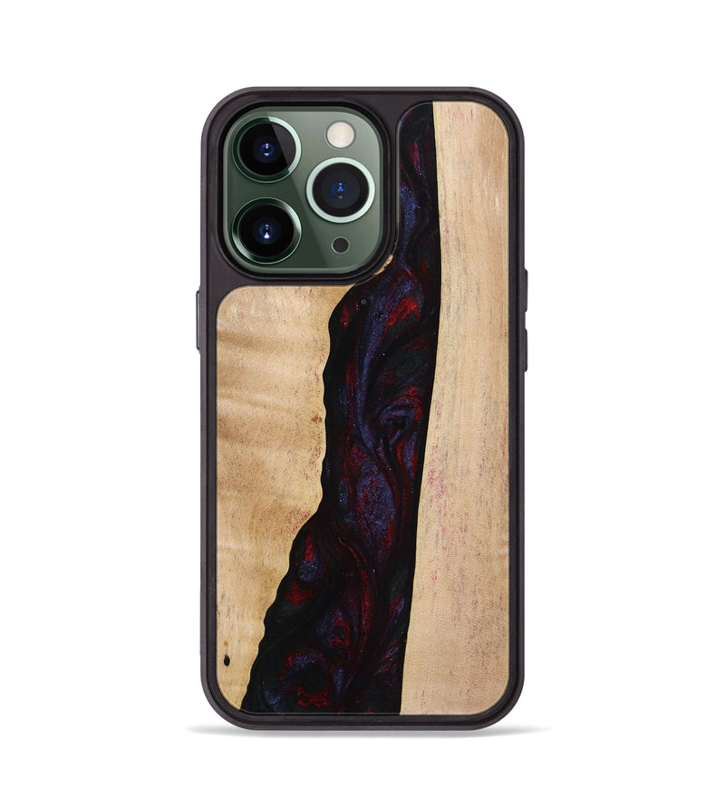 iPhone 13 Pro Wood Phone Case - Darron (Red, 773570)
