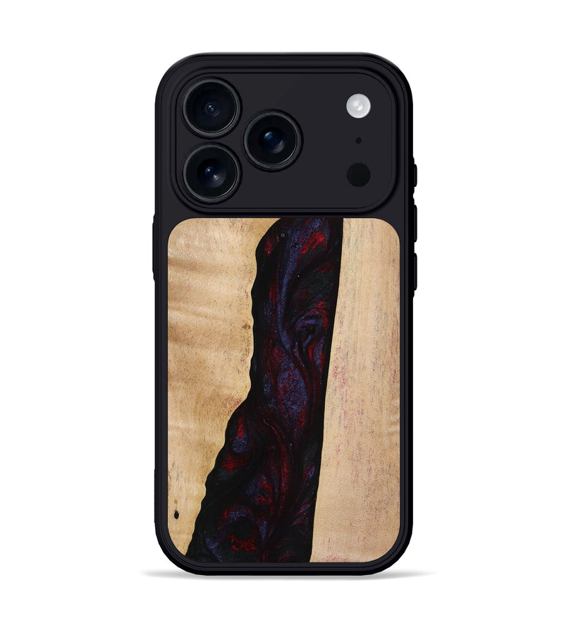 iPhone 17 Pro Wood Phone Case - Darron (Red, 773570)