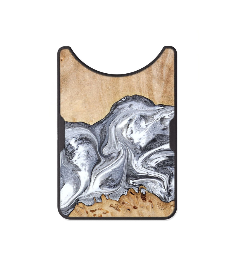 Alloy Wood Wallet - Lea (Black & White, 773635)