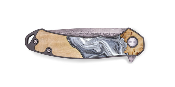 EDC Wood Pocket Knife - Lea (Black & White, 773635)