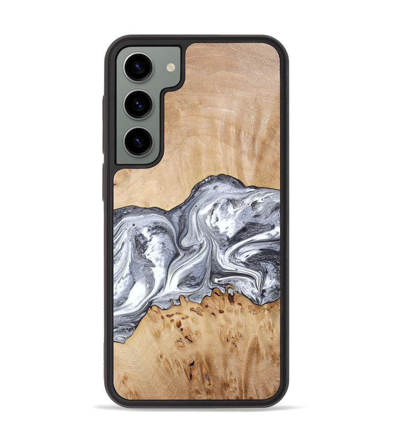 Galaxy S23 Plus Wood Phone Case - Lea (Black & White, 773635)