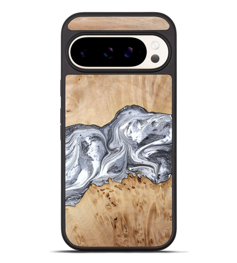 Pixel 9 Pro XL Wood Phone Case - Lea (Black & White, 773635)