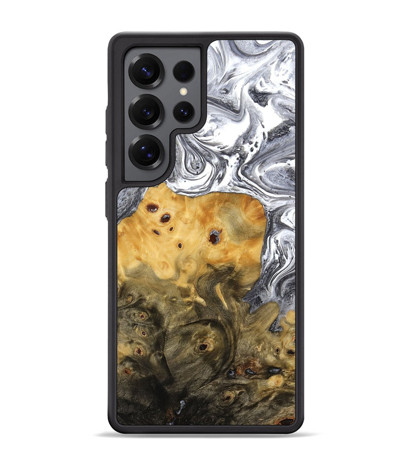 Galaxy S25 Ultra Wood Phone Case - Sean (Black & White, 773642)