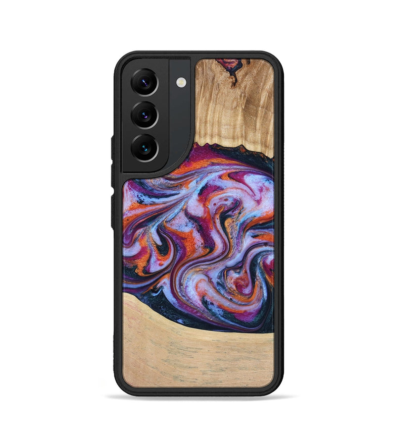 Galaxy S22 Wood Phone Case - Kinslee (Purple, 773828)