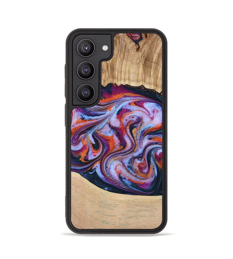 Galaxy S23 Wood Phone Case - Kinslee (Purple, 773828)