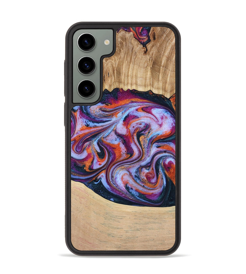Galaxy S23 Plus Wood Phone Case - Kinslee (Purple, 773828)