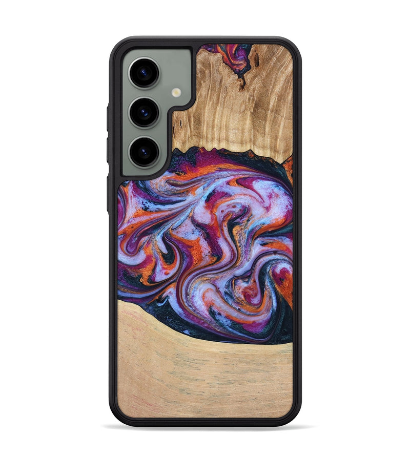 Galaxy S24 Plus Wood Phone Case - Kinslee (Purple, 773828)