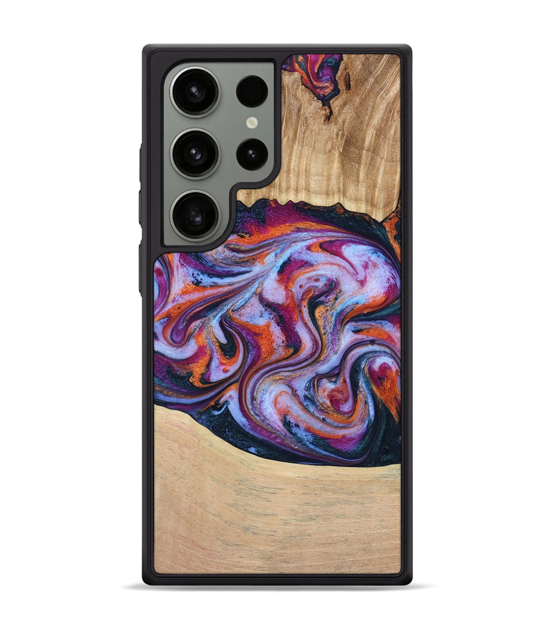 Galaxy S24 Ultra Wood Phone Case - Kinslee (Purple, 773828)