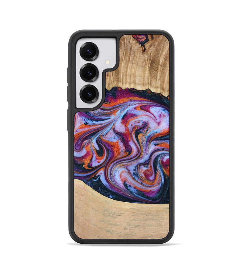 Galaxy S25 Wood Phone Case - Kinslee (Purple, 773828)