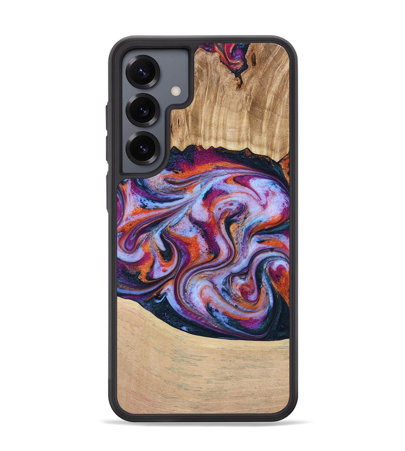 Galaxy S25 Plus Wood Phone Case - Kinslee (Purple, 773828)