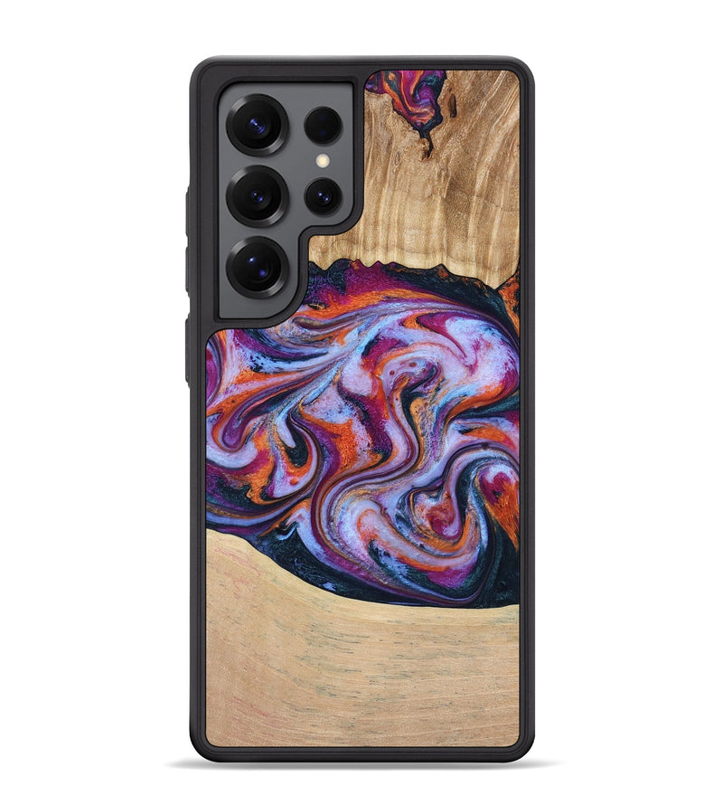 Galaxy S25 Ultra Wood Phone Case - Kinslee (Purple, 773828)
