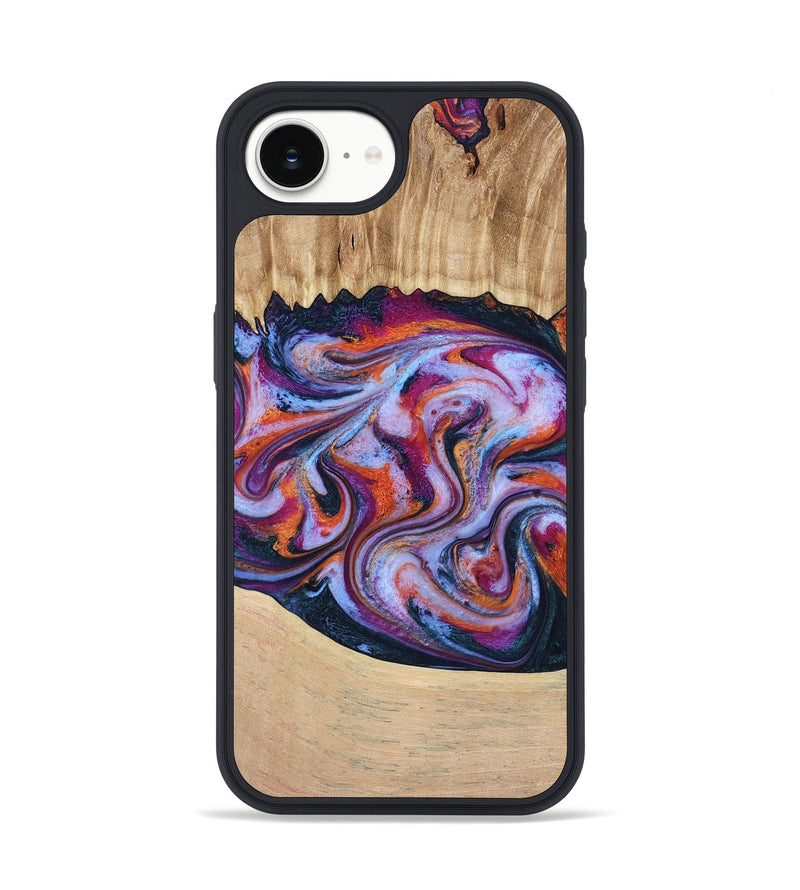 iPhone 16e Wood Phone Case - Kinslee (Purple, 773828)