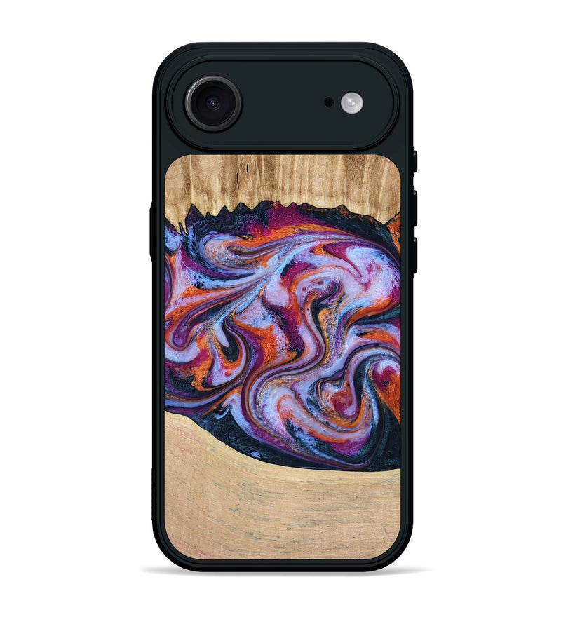 iPhone 17 Air Wood Phone Case - Kinslee (Purple, 773828)