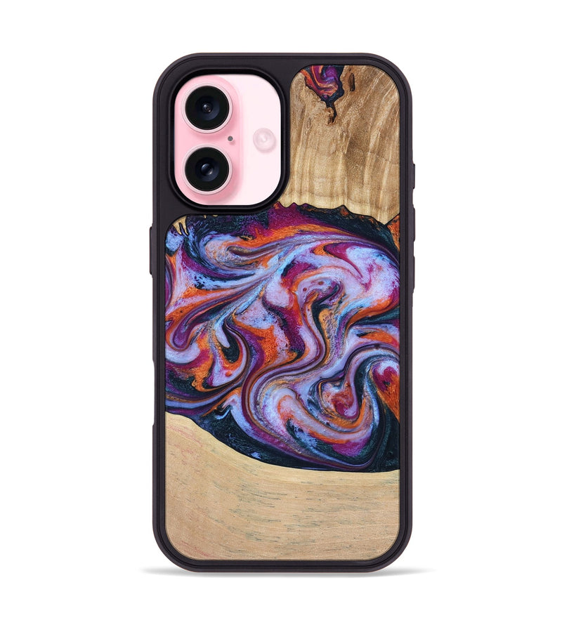 iPhone 17 Wood Phone Case - Kinslee (Purple, 773828)