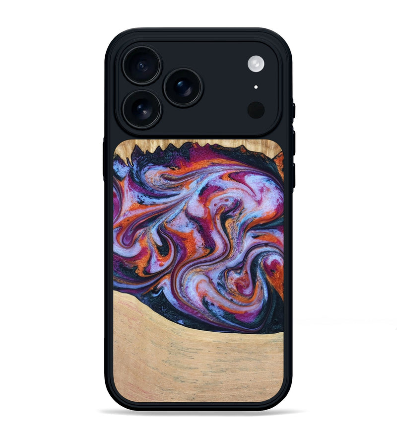 iPhone 17 Pro Max Wood Phone Case - Kinslee (Purple, 773828)