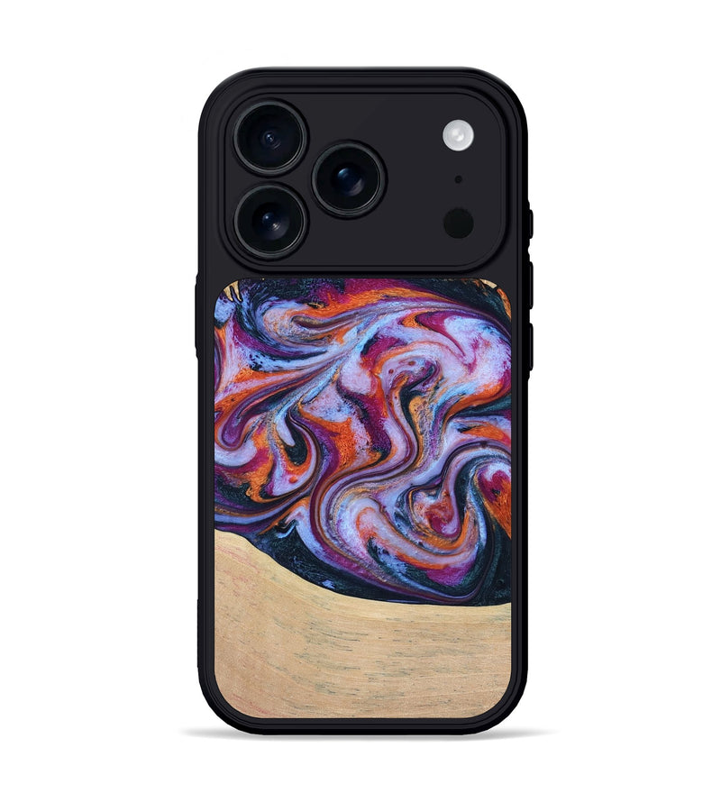 iPhone 17 Pro Wood Phone Case - Kinslee (Purple, 773828)