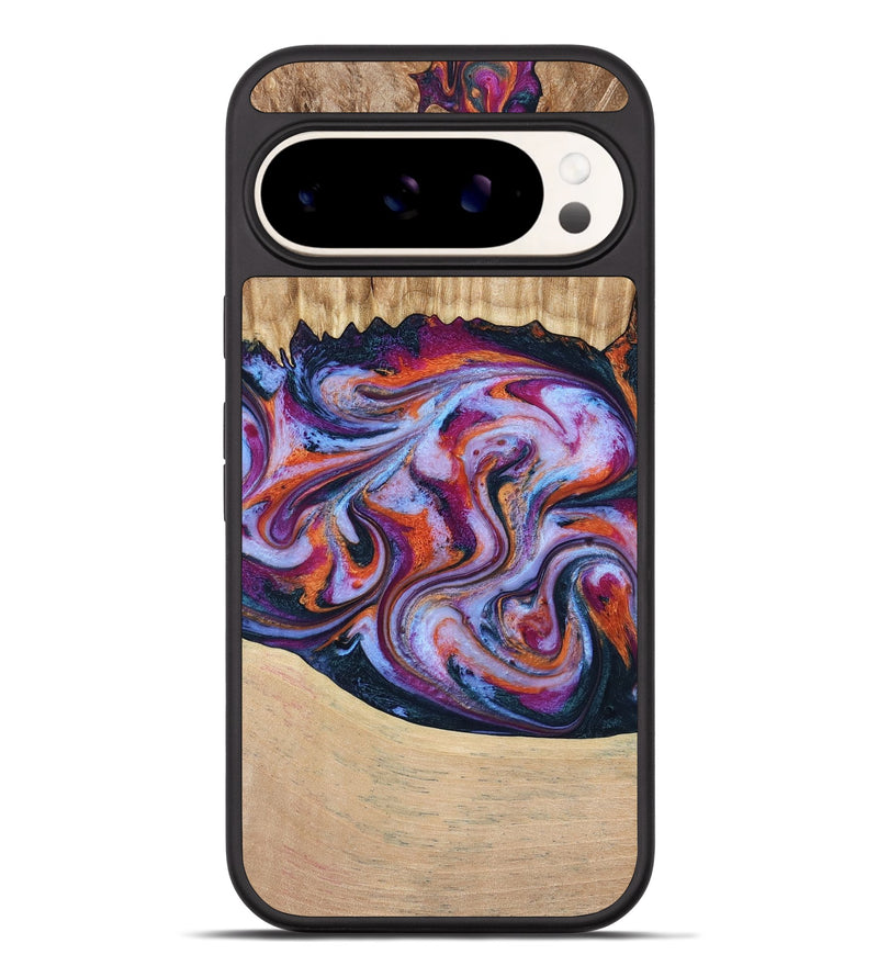 Pixel 9 Pro XL Wood Phone Case - Kinslee (Purple, 773828)