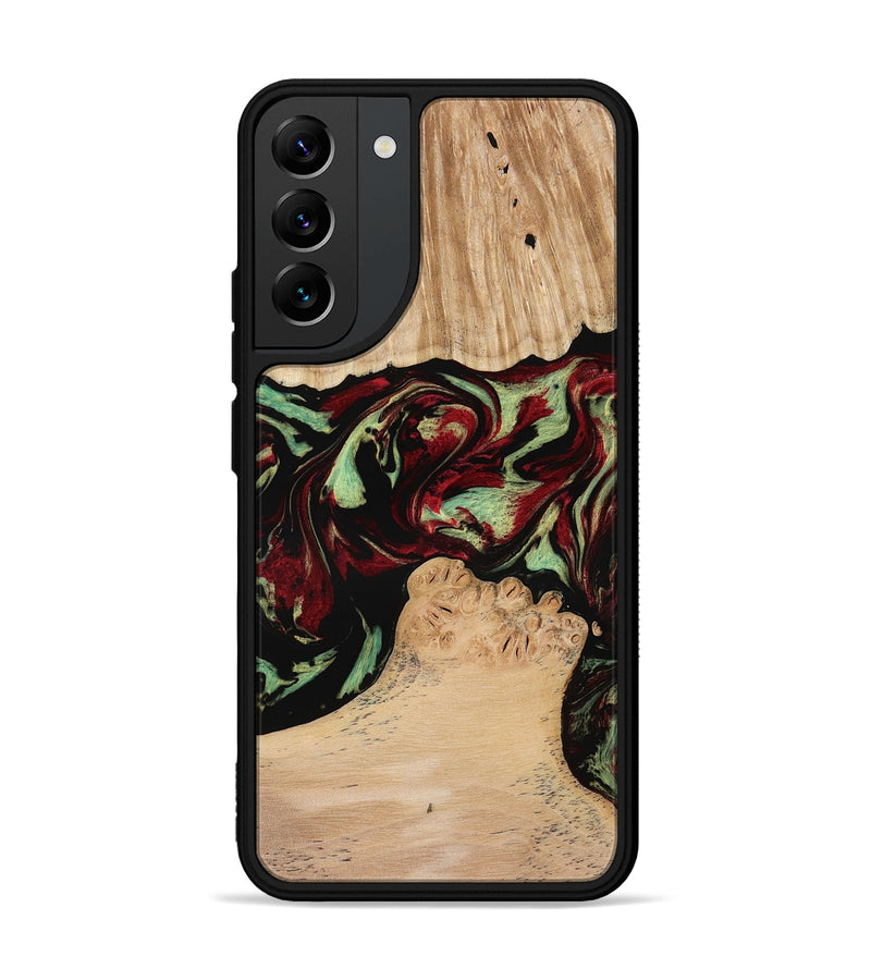 Galaxy S22 Plus Wood Phone Case - Jordon (Red, 773831)