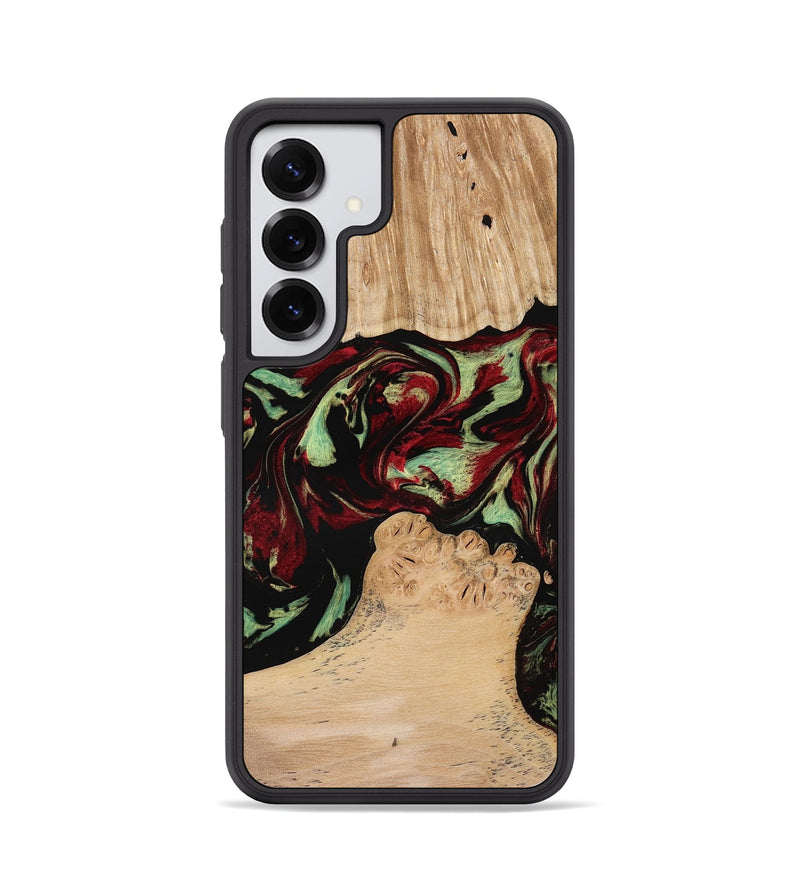 Galaxy S25 Wood Phone Case - Jordon (Red, 773831)