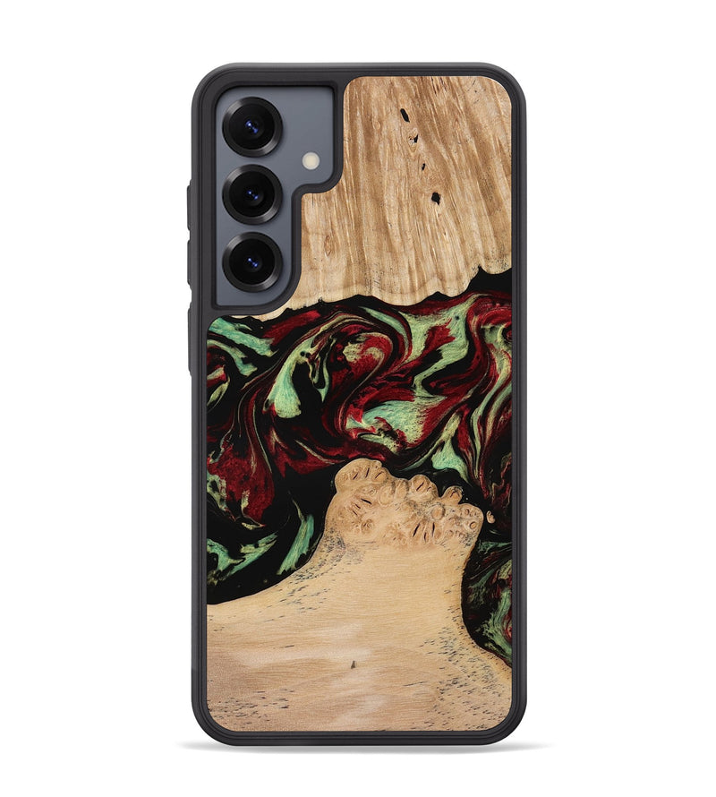 Galaxy S25 Plus Wood Phone Case - Jordon (Red, 773831)