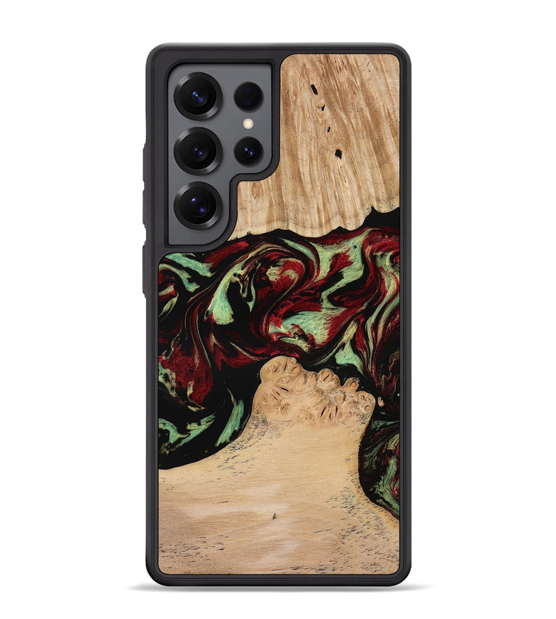 Galaxy S25 Ultra Wood Phone Case - Jordon (Red, 773831)
