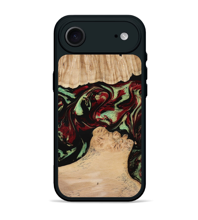 iPhone 17 Air Wood Phone Case - Jordon (Red, 773831)