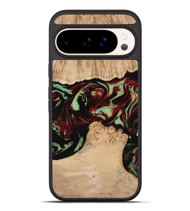 Pixel 10 Pro XL Wood Phone Case - Jordon (Red, 773831)