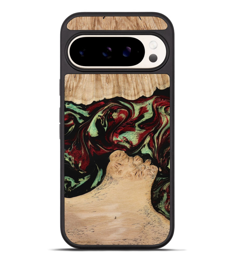Pixel 9 Pro XL Wood Phone Case - Jordon (Red, 773831)