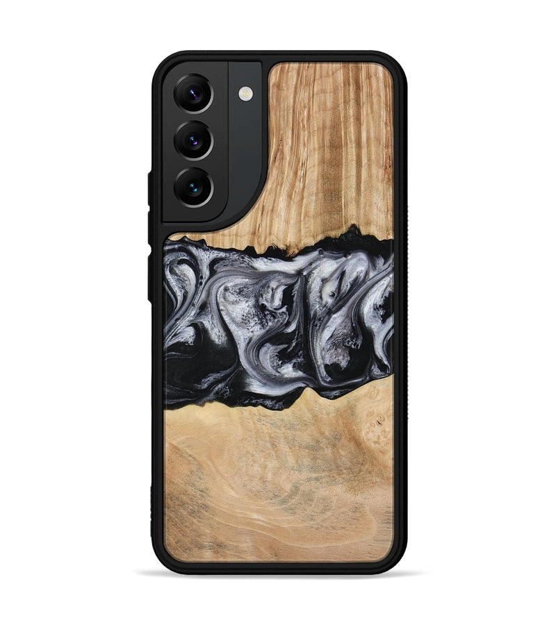 Galaxy S22 Plus Wood Phone Case - Jordan (Black & White, 773855)