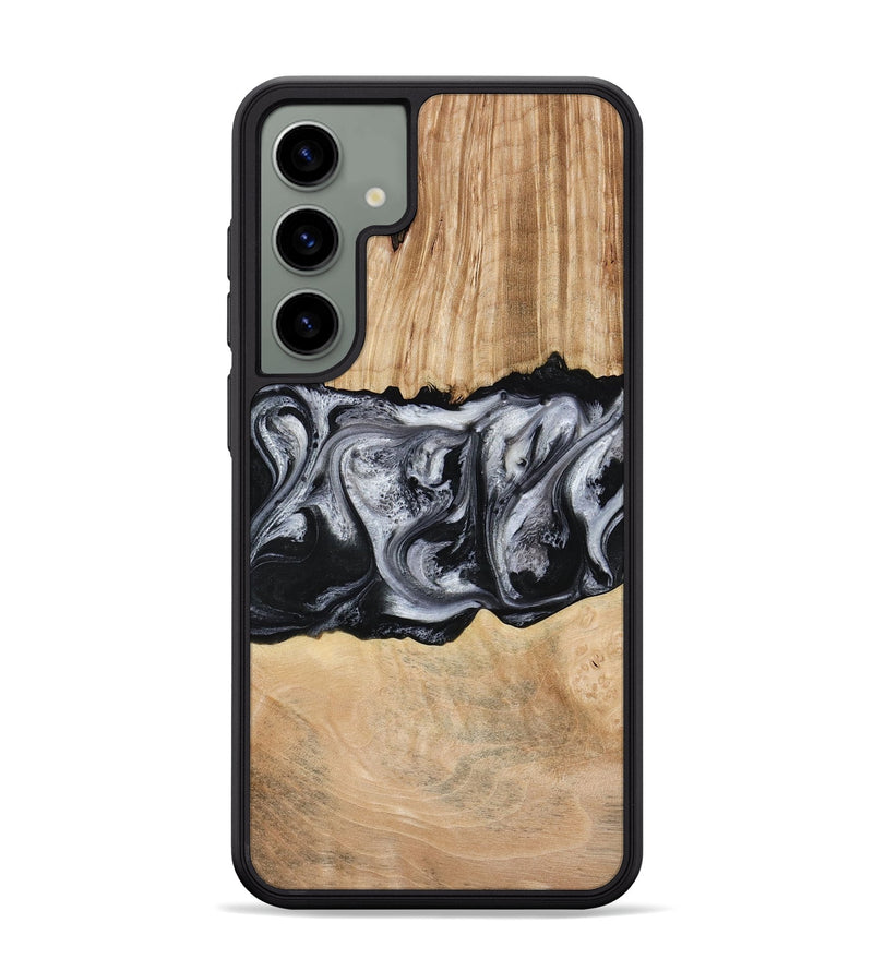 Galaxy S24 Plus Wood Phone Case - Jordan (Black & White, 773855)