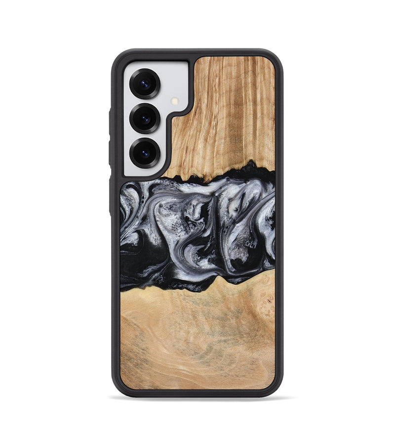 Galaxy S25 Wood Phone Case - Jordan (Black & White, 773855)