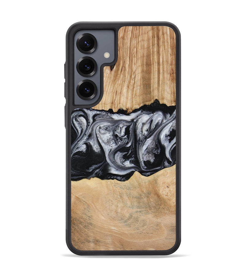 Galaxy S25 Plus Wood Phone Case - Jordan (Black & White, 773855)