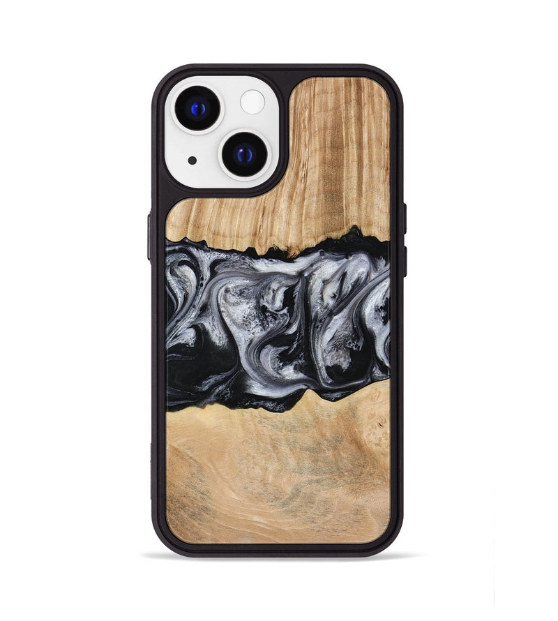 iPhone 13 Wood Phone Case - Jordan (Black & White, 773855)