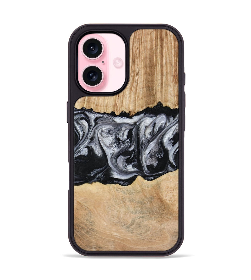 iPhone 17 Wood Phone Case - Jordan (Black & White, 773855)