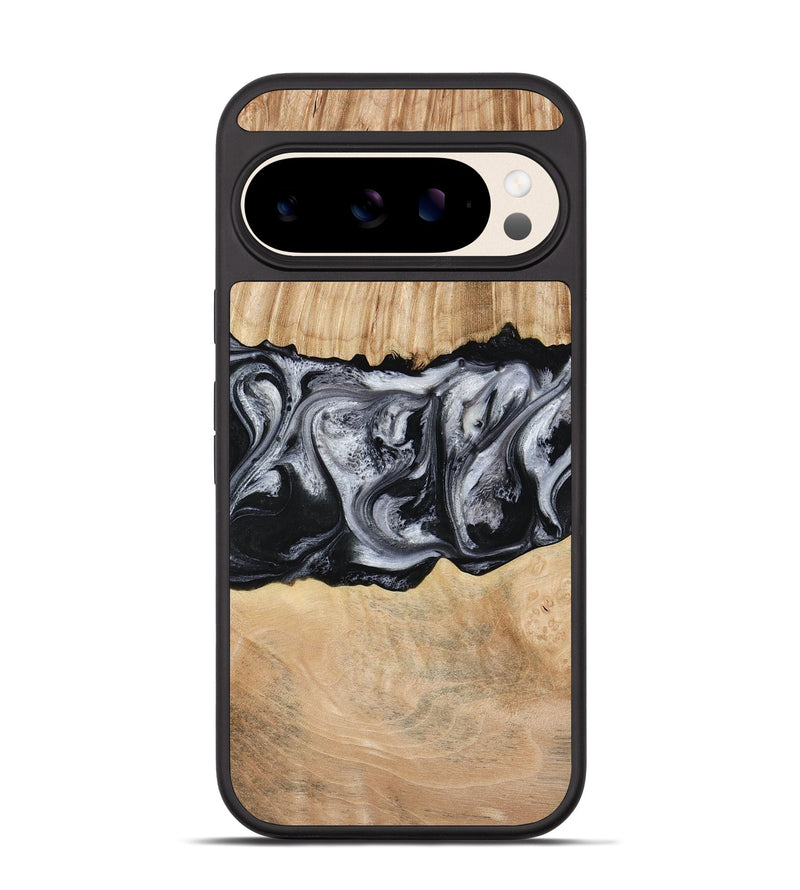 Pixel 10 Wood Phone Case - Jordan (Black & White, 773855)