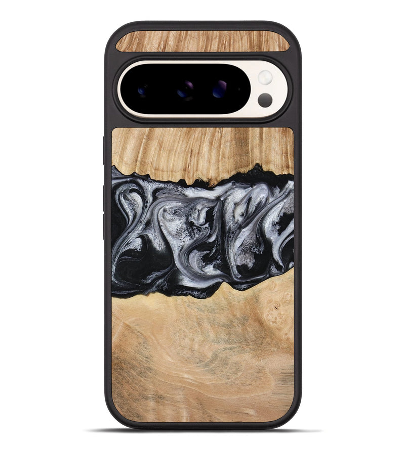 Pixel 10 Pro XL Wood Phone Case - Jordan (Black & White, 773855)