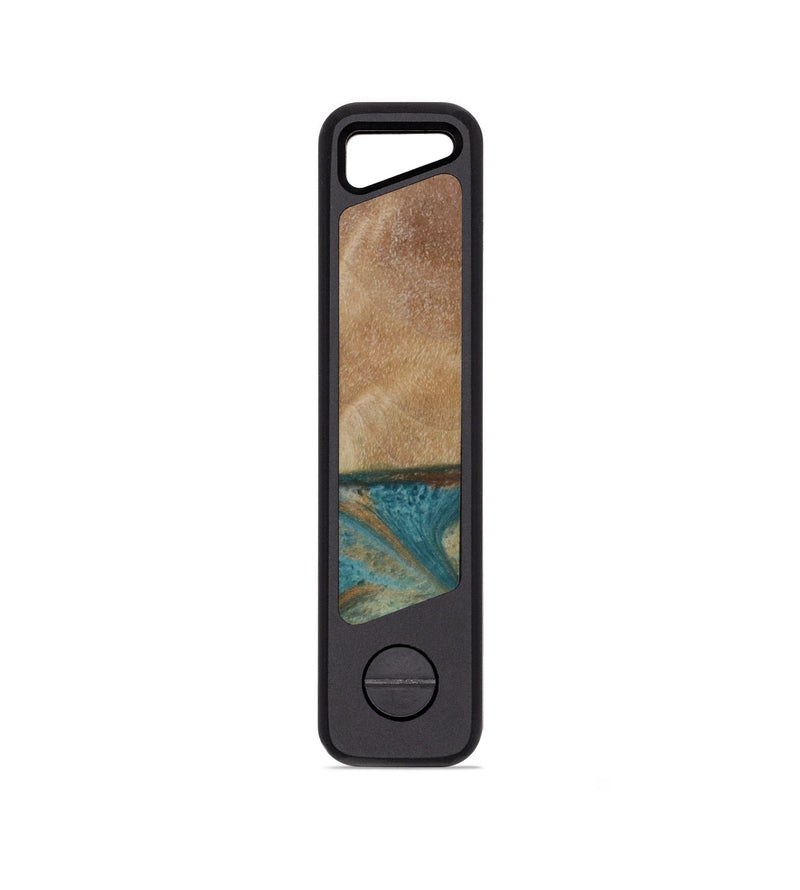 EDC Wood KeyHolder - Clyde (Teal & Gold, 774125)