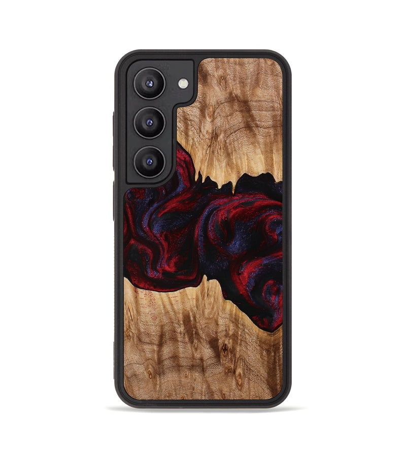 Galaxy S23 Wood Phone Case - Jakayla (Red, 774303)