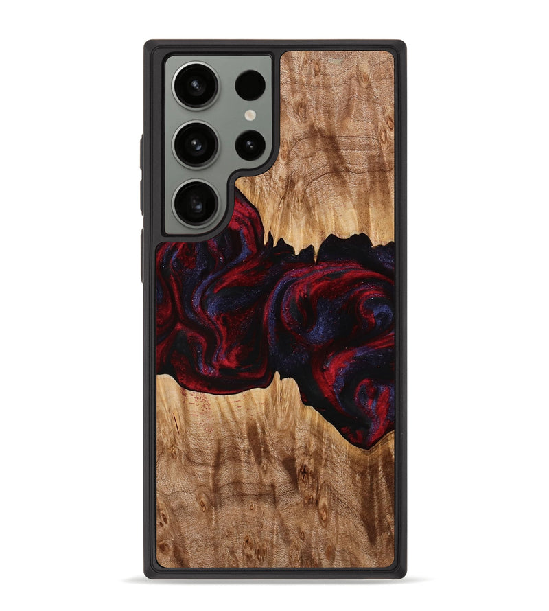 Galaxy S23 Ultra Wood Phone Case - Jakayla (Red, 774303)