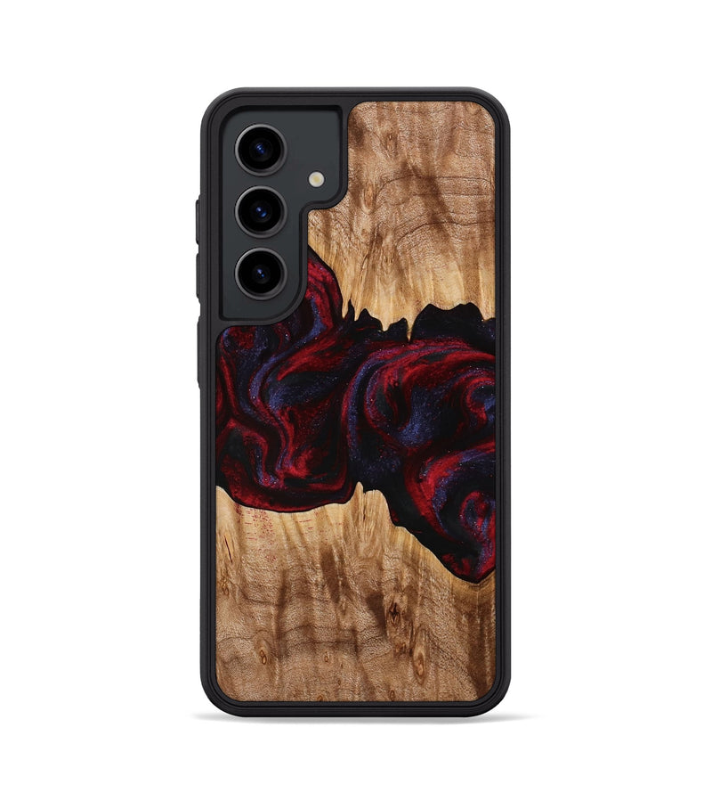 Galaxy S24 Wood Phone Case - Jakayla (Red, 774303)