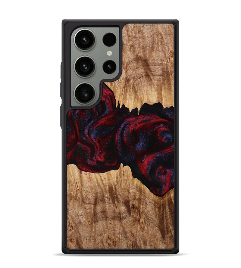 Galaxy S24 Ultra Wood Phone Case - Jakayla (Red, 774303)