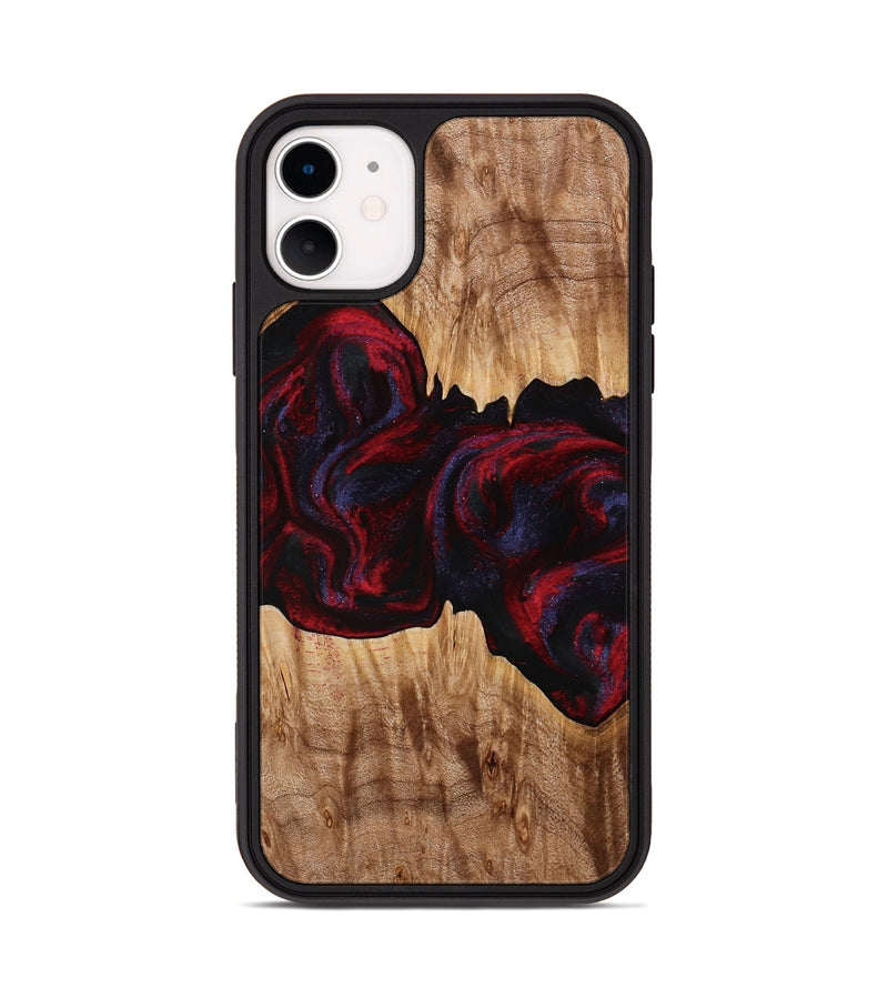 iPhone 11 Wood Phone Case - Jakayla (Red, 774303)