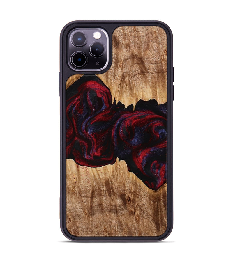 iPhone 11 Pro Max Wood Phone Case - Jakayla (Red, 774303)