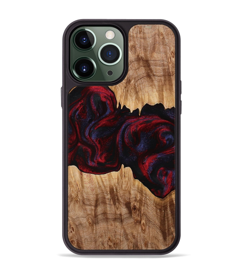 iPhone 13 Pro Max Wood Phone Case - Jakayla (Red, 774303)